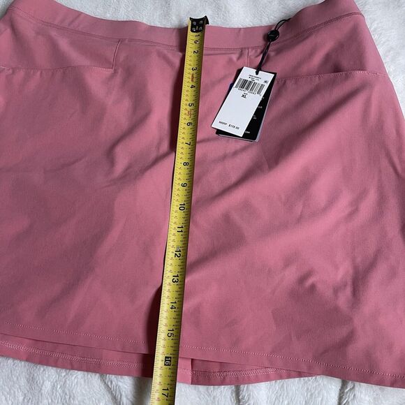 Ralph Lauren RLX Golf Skort Women's Sz XL Pink Stretch Back Pleated AIM 17" $128 - Picture 5 of 6